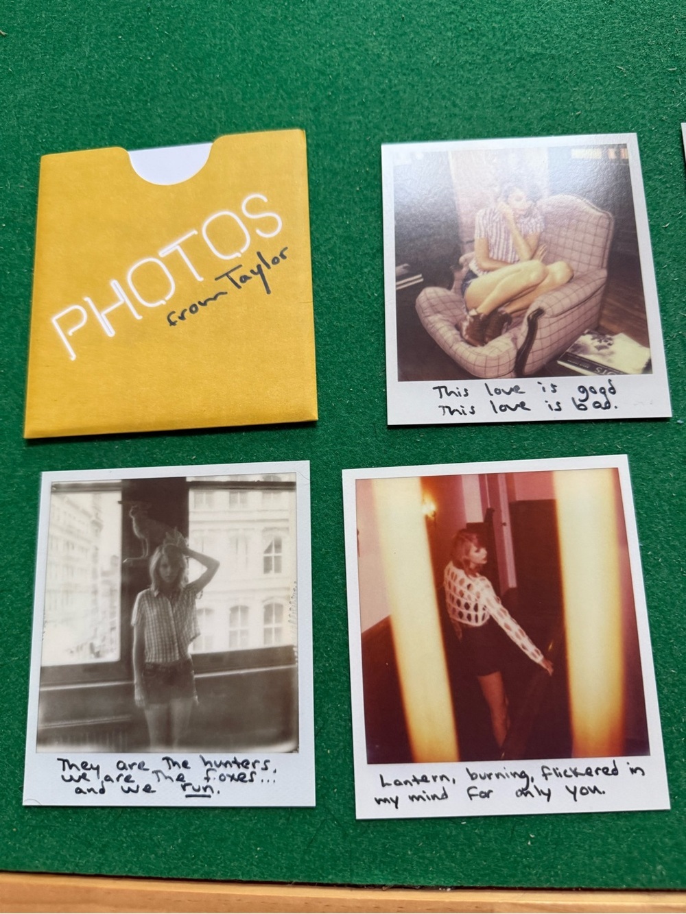 Taylor Swift Polaroid photos set 1989 album NEW